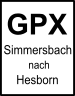 GPX Simmersbach Hesborn